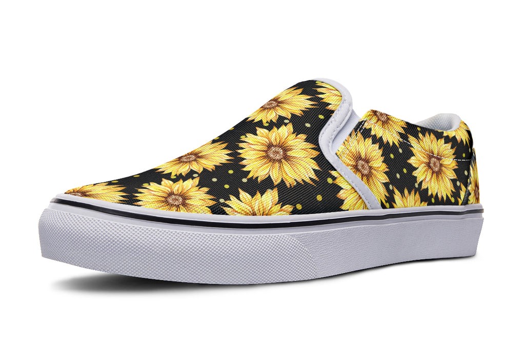 Sunflowers Slip Ons - Offbeat Sweetie