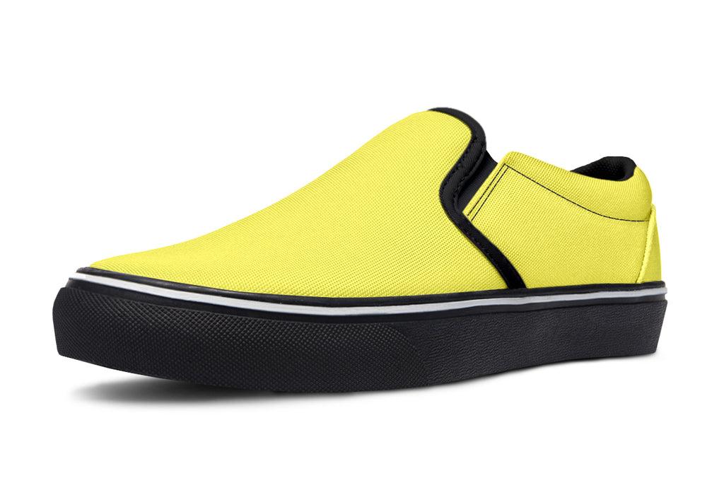 Sunny Yellow Slip Ons - Offbeat Sweetie