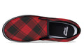 Toffee Apple Plaid Slip Ons