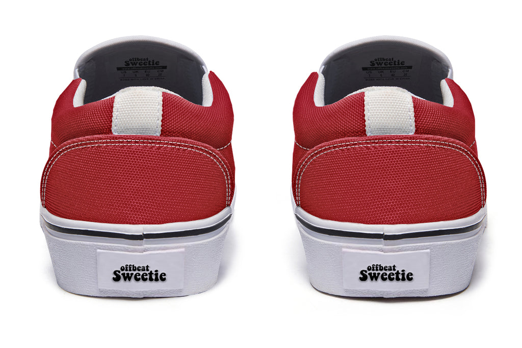 Toffee Apple Slip Ons - Offbeat Sweetie