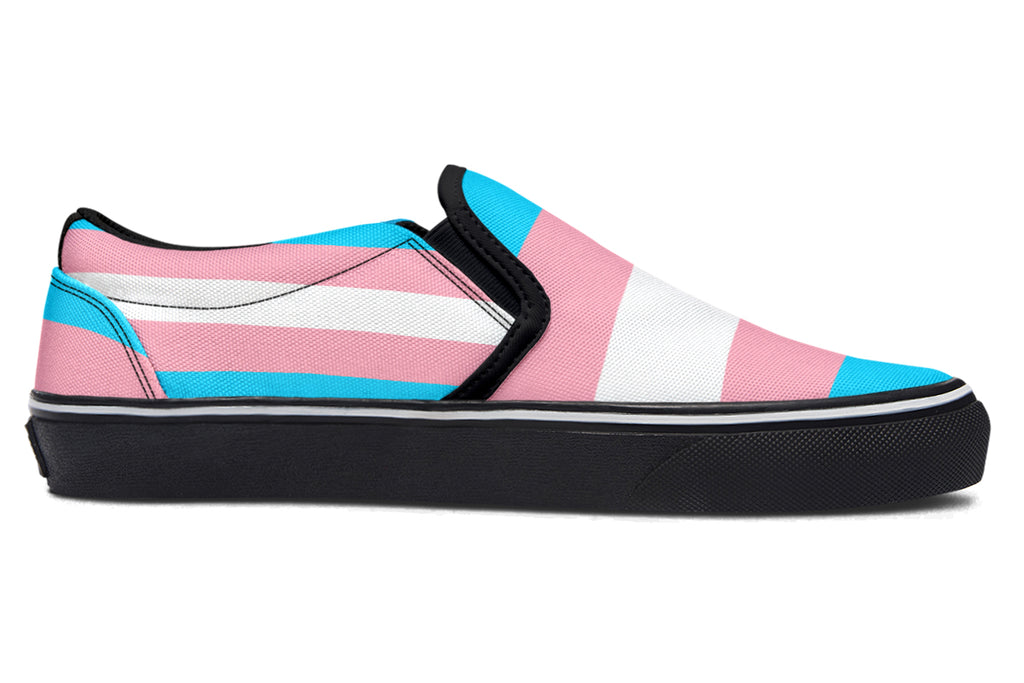 Trans Flag Slip Ons - Offbeat Sweetie