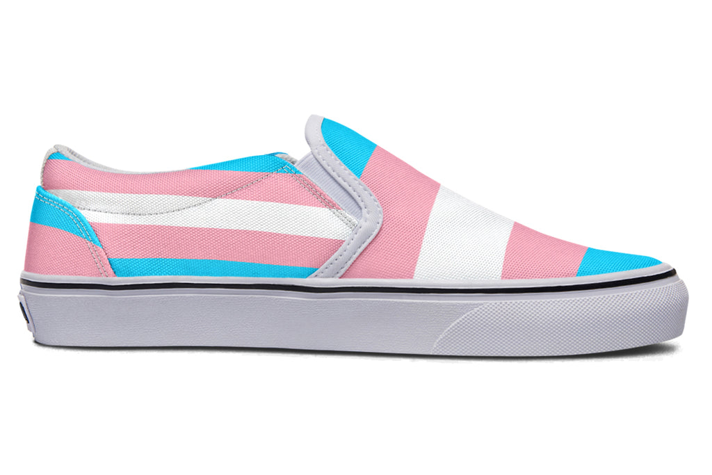 Trans Flag Slip Ons - Offbeat Sweetie