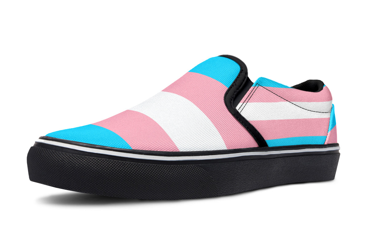 Trans Flag Slip Ons - Offbeat Sweetie