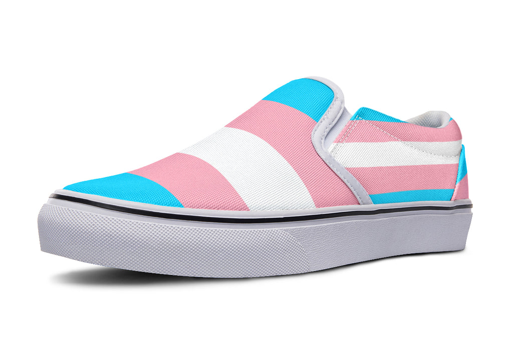 Trans Flag Slip Ons - Offbeat Sweetie