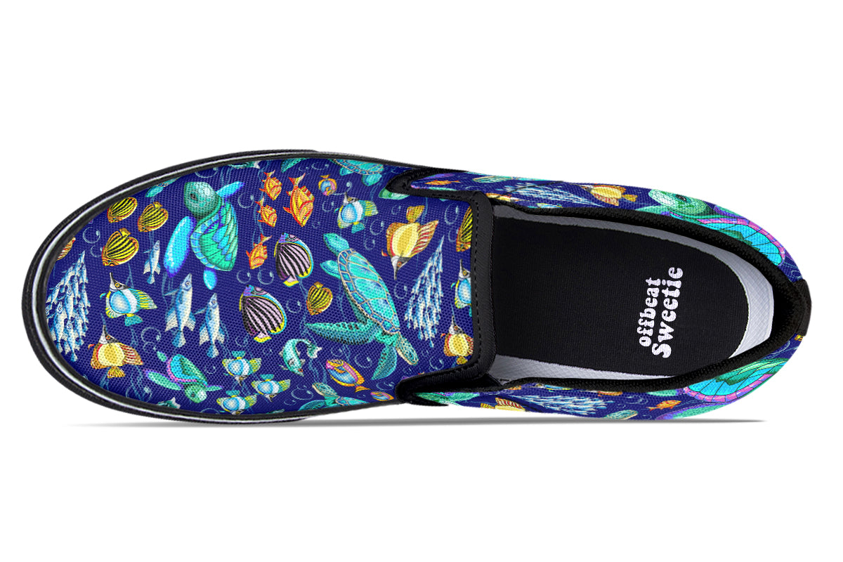 Turtle Tide Slip Ons