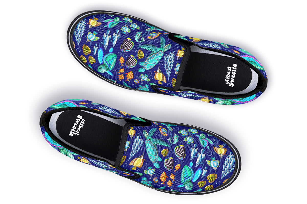 Turtle Tide Slip Ons
