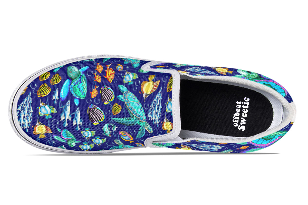 Turtle Tide Slip Ons