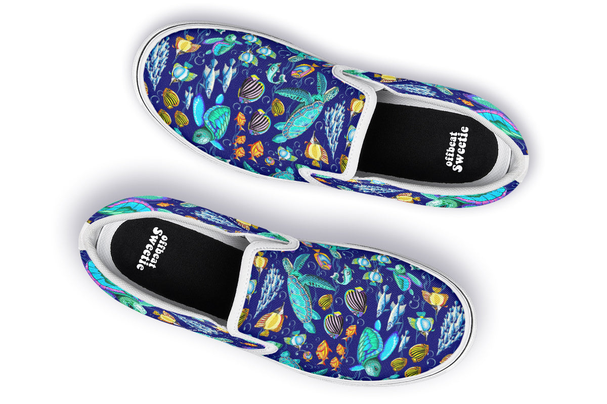 Turtle Tide Slip Ons