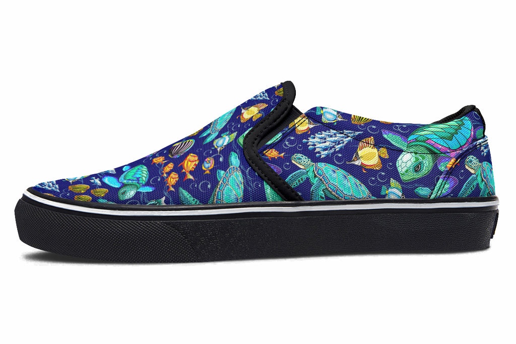 Turtle Tide Slip Ons