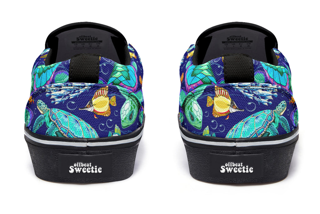 Turtle Tide Slip Ons