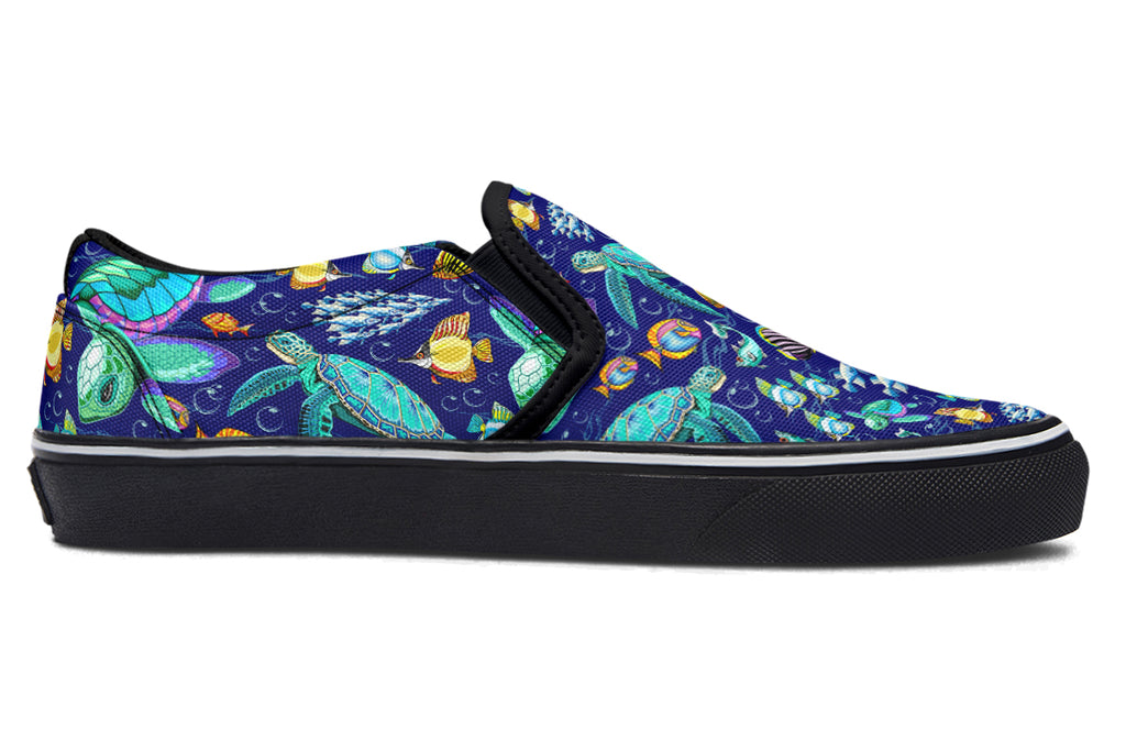 Turtle Tide Slip Ons
