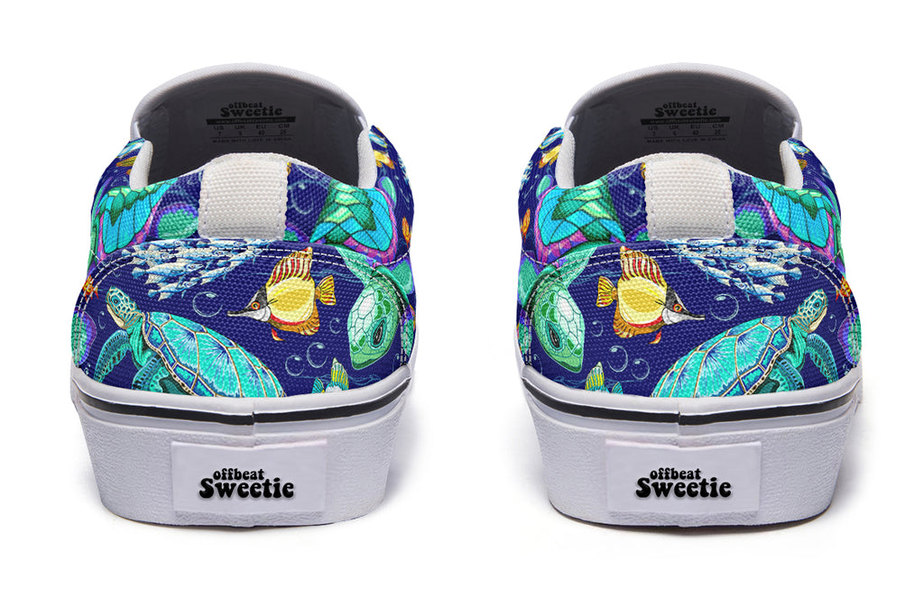 Turtle Tide Slip Ons