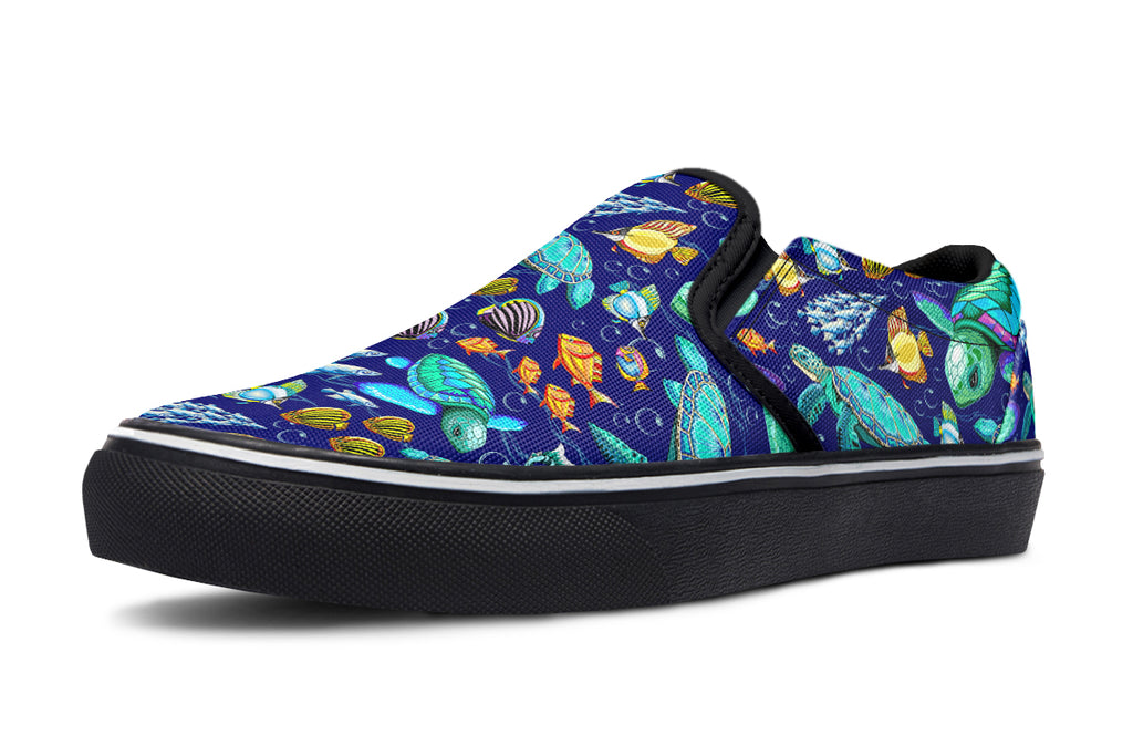 Turtle Tide Slip Ons