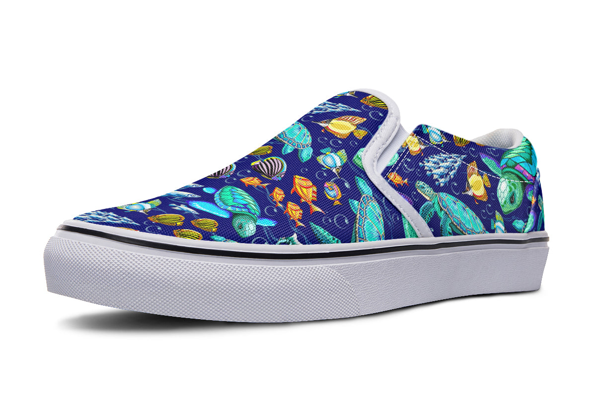 Turtle Tide Slip Ons