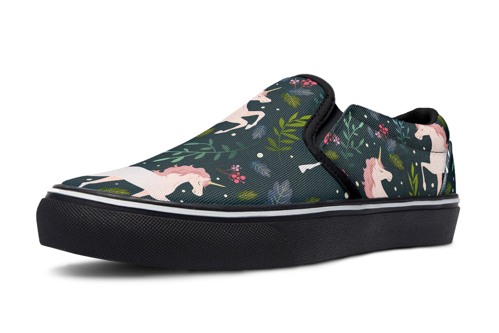 Unicorn Garden Slip Ons - Offbeat Sweetie
