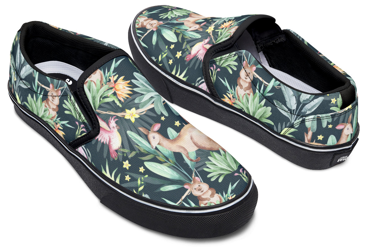 Wonderful Wildlife Slip Ons - Offbeat Sweetie