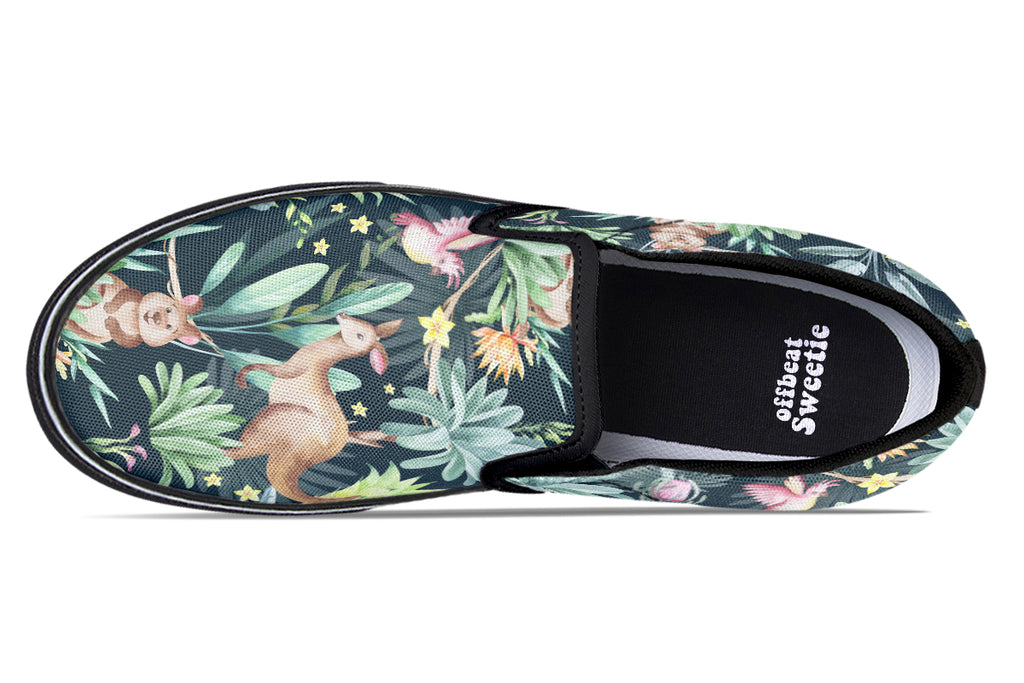 Wonderful Wildlife Slip Ons - Offbeat Sweetie
