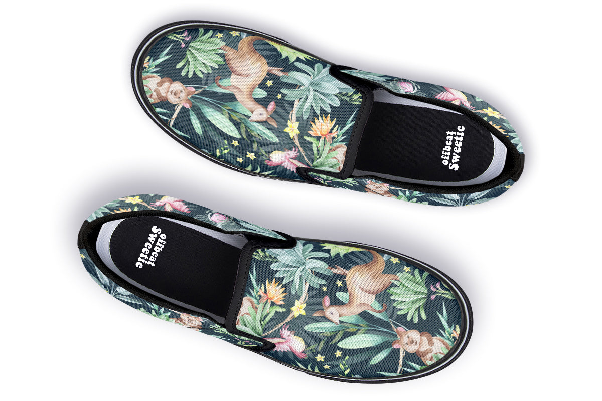 Wonderful Wildlife Slip Ons - Offbeat Sweetie
