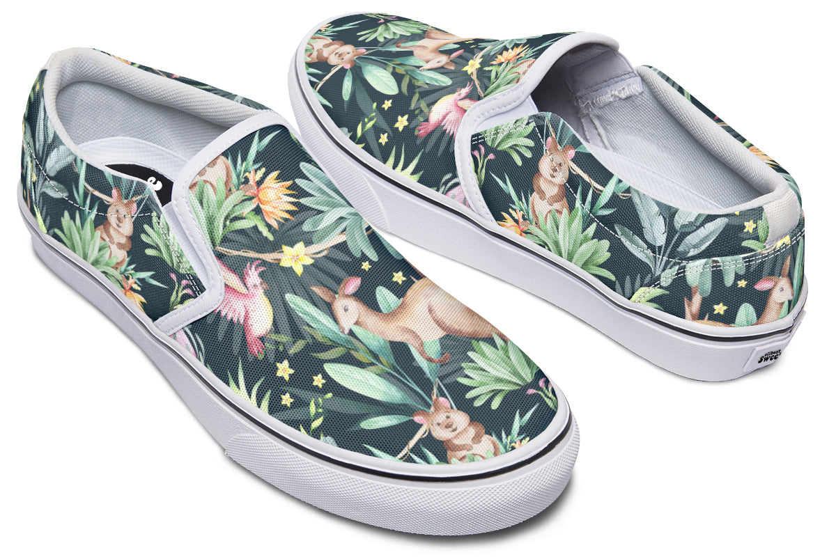 Wonderful Wildlife Slip Ons - Offbeat Sweetie