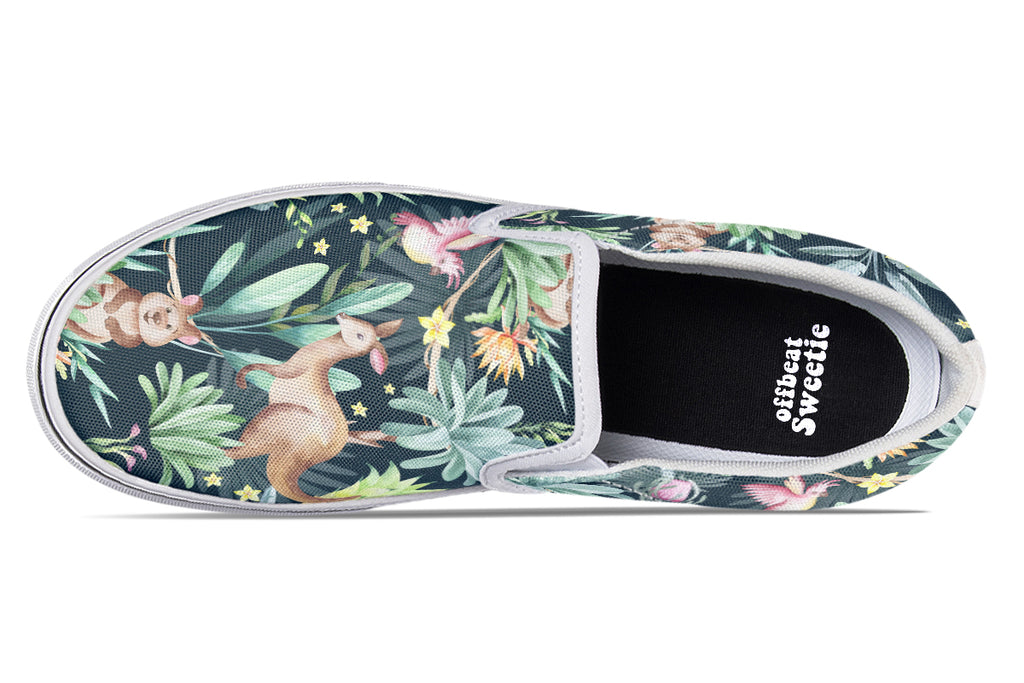 Wonderful Wildlife Slip Ons - Offbeat Sweetie