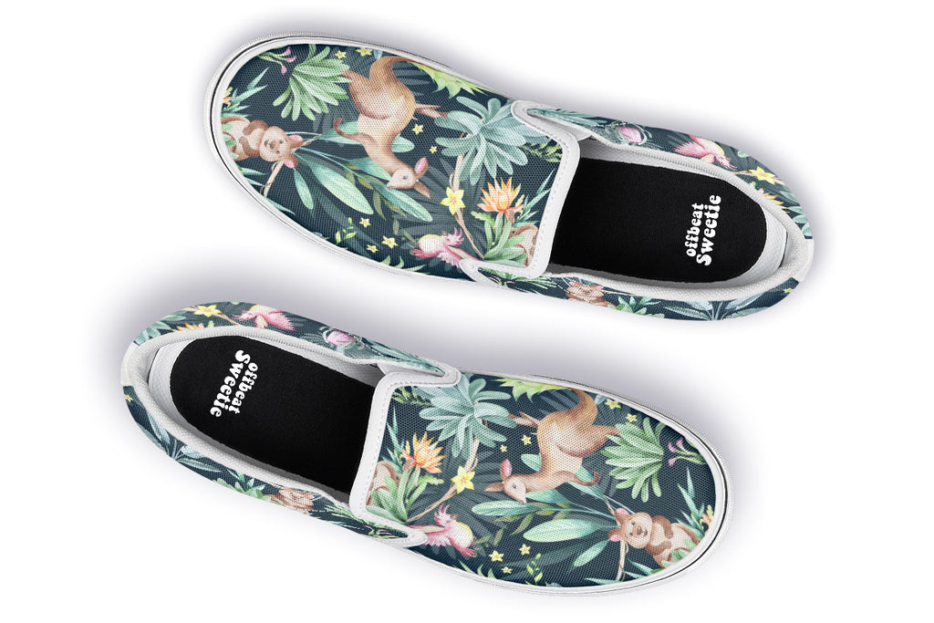 Wonderful Wildlife Slip Ons - Offbeat Sweetie