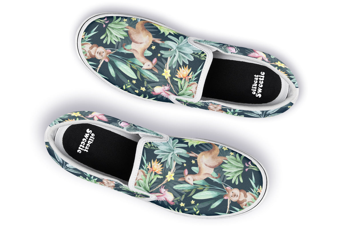 Wonderful Wildlife Slip Ons - Offbeat Sweetie