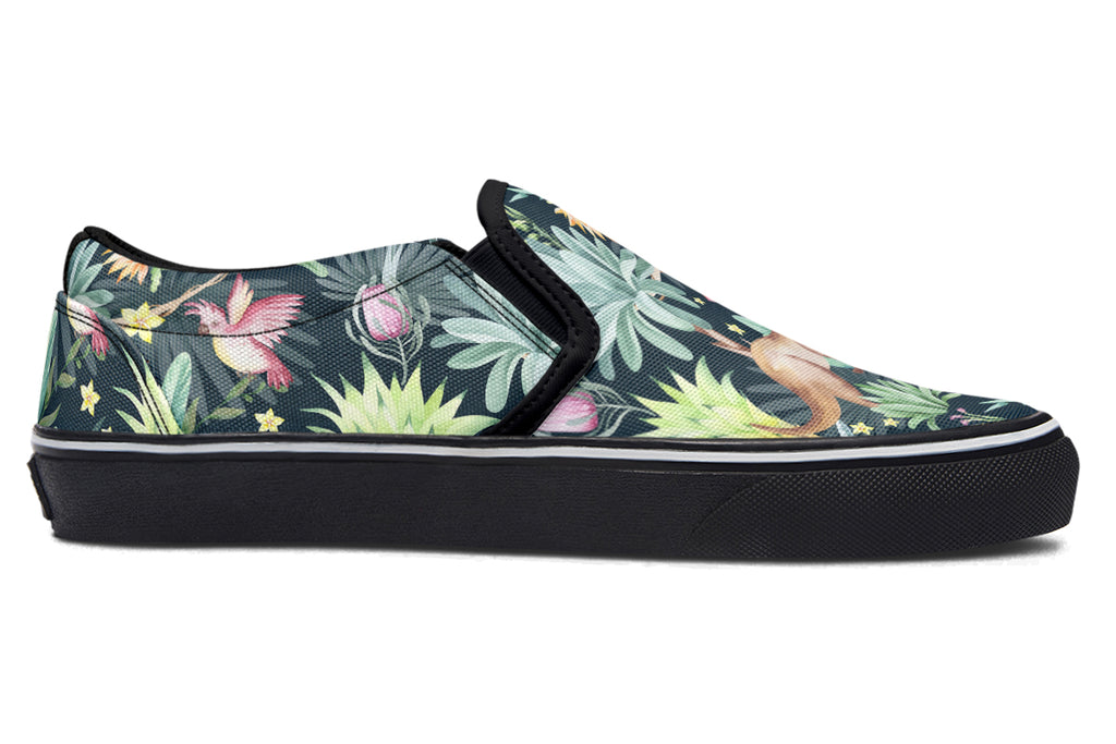 Wonderful Wildlife Slip Ons - Offbeat Sweetie