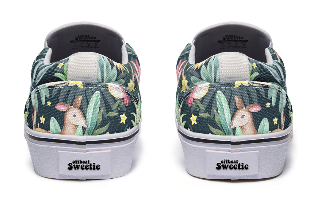 Wonderful Wildlife Slip Ons - Offbeat Sweetie
