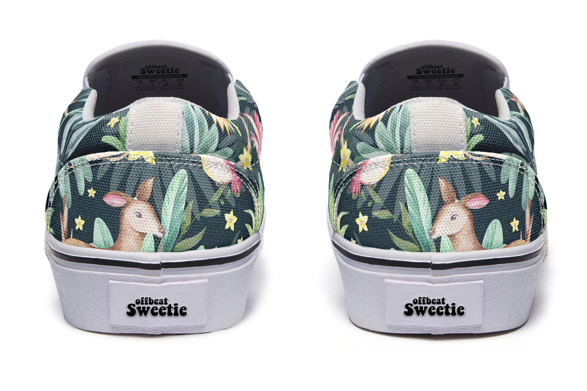 Wonderful Wildlife Slip Ons - Offbeat Sweetie