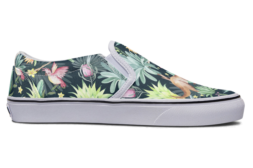 Wonderful Wildlife Slip Ons - Offbeat Sweetie