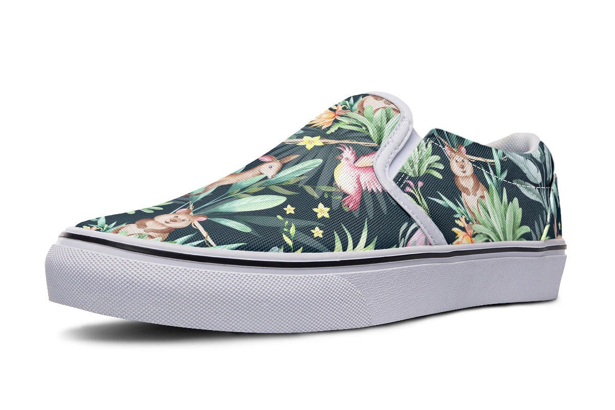 Wonderful Wildlife Slip Ons - Offbeat Sweetie
