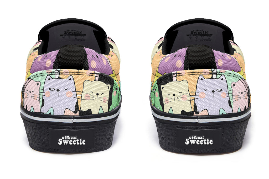 You've Got To Be Kitten Me Slip Ons - Offbeat Sweetie