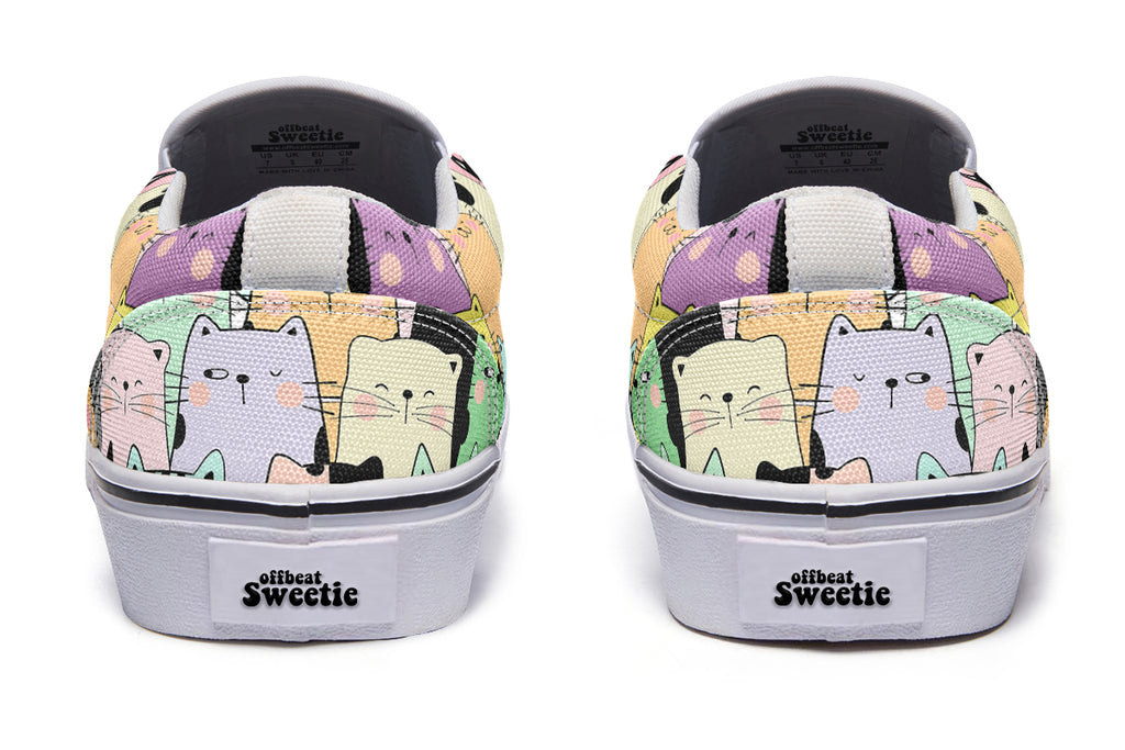 You've Got To Be Kitten Me Slip Ons - Offbeat Sweetie