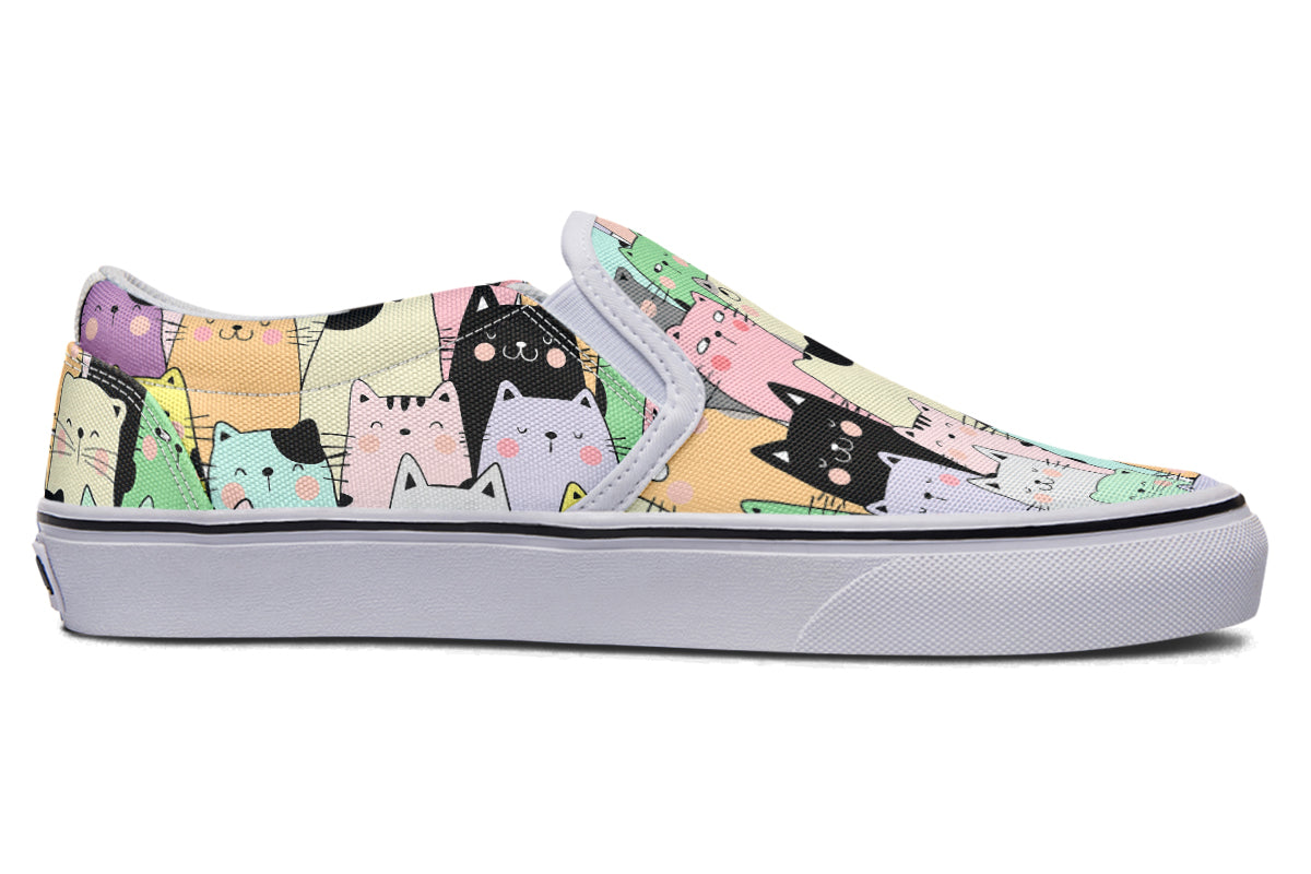You've Got To Be Kitten Me Slip Ons - Offbeat Sweetie