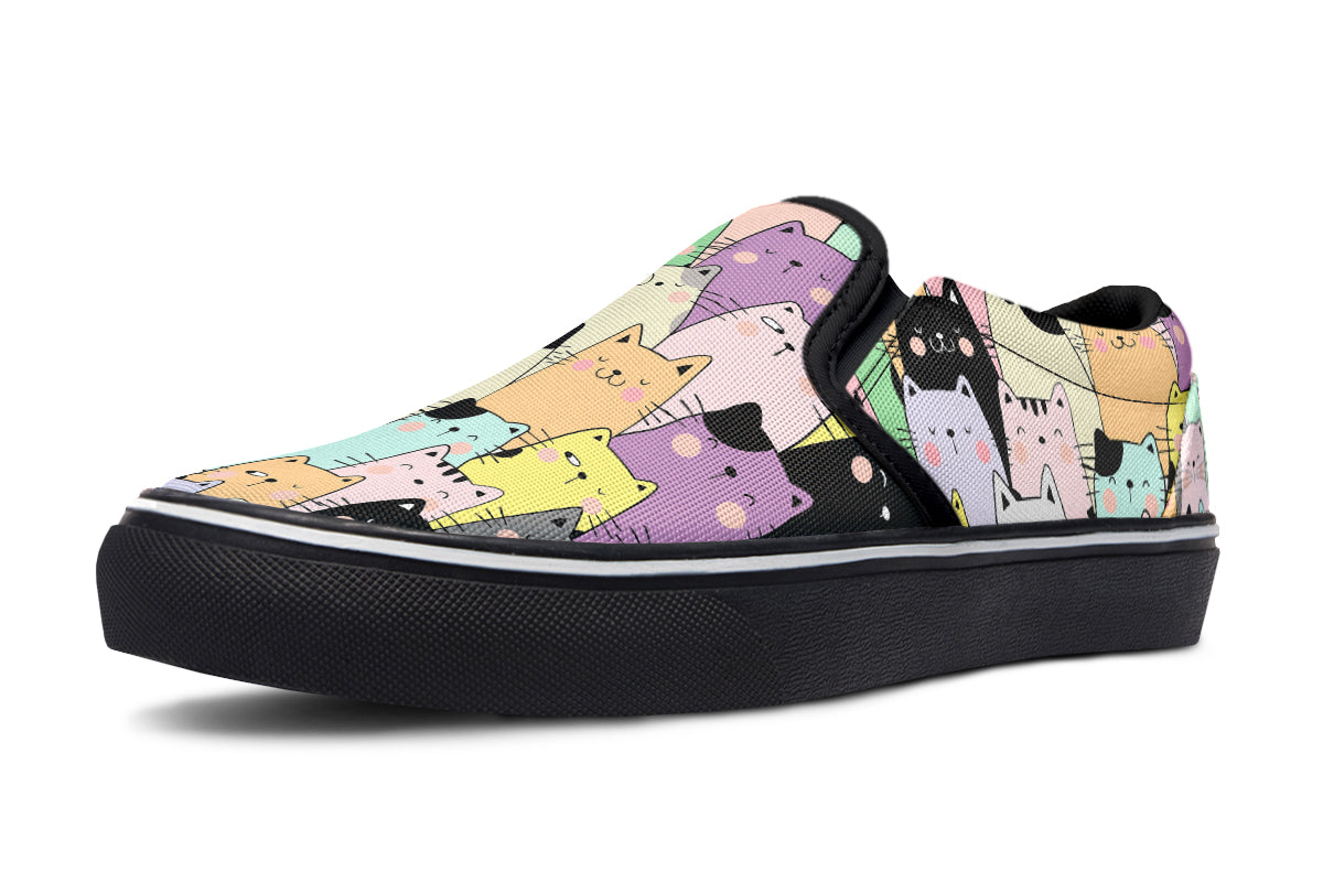 You've Got To Be Kitten Me Slip Ons - Offbeat Sweetie