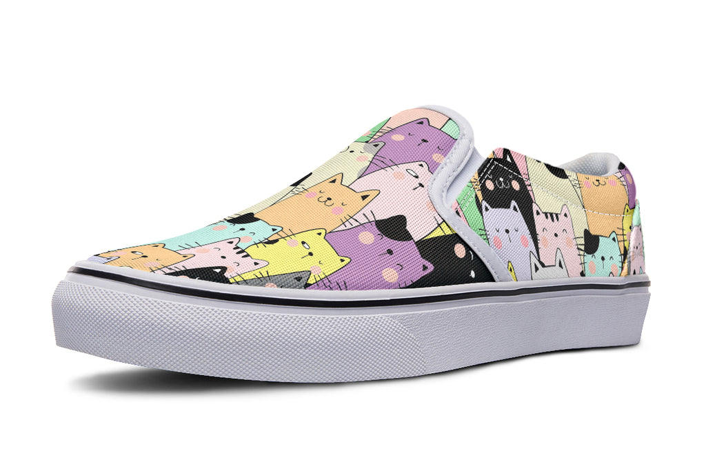 You've Got To Be Kitten Me Slip Ons - Offbeat Sweetie