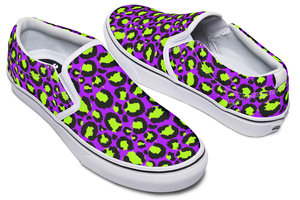 Zombie Leopard Slip Ons