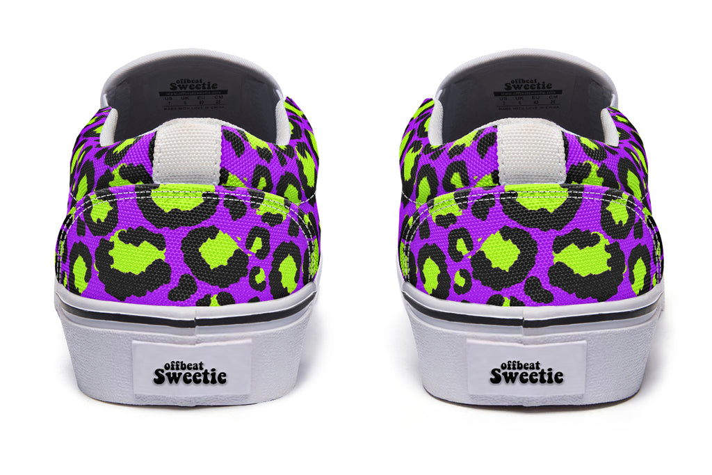 Zombie Leopard Slip Ons