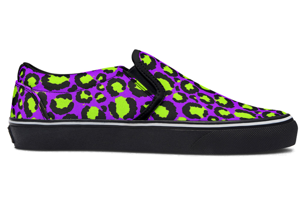 Zombie Leopard Slip Ons