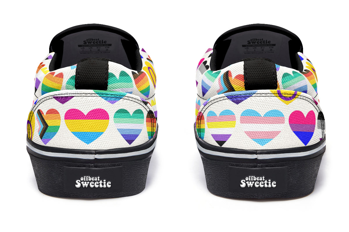 Pride Slip Ons - Offbeat Sweetie