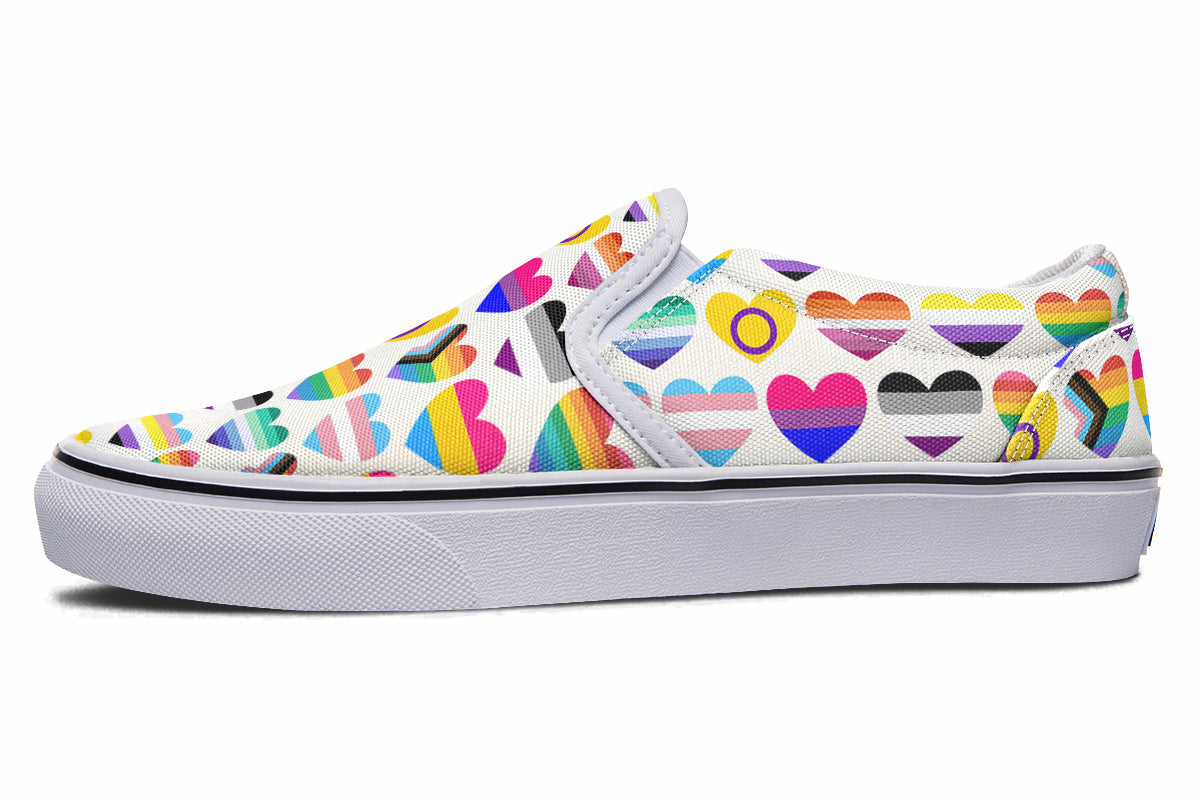 Pride Slip Ons - Offbeat Sweetie