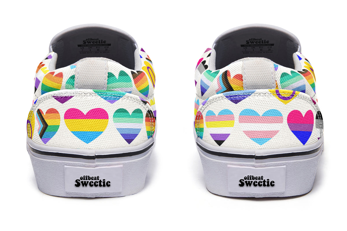 Pride Slip Ons - Offbeat Sweetie