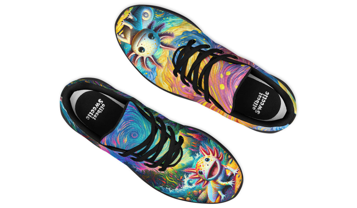 Adorable Axolotls Sneakers - Offbeat Sweetie