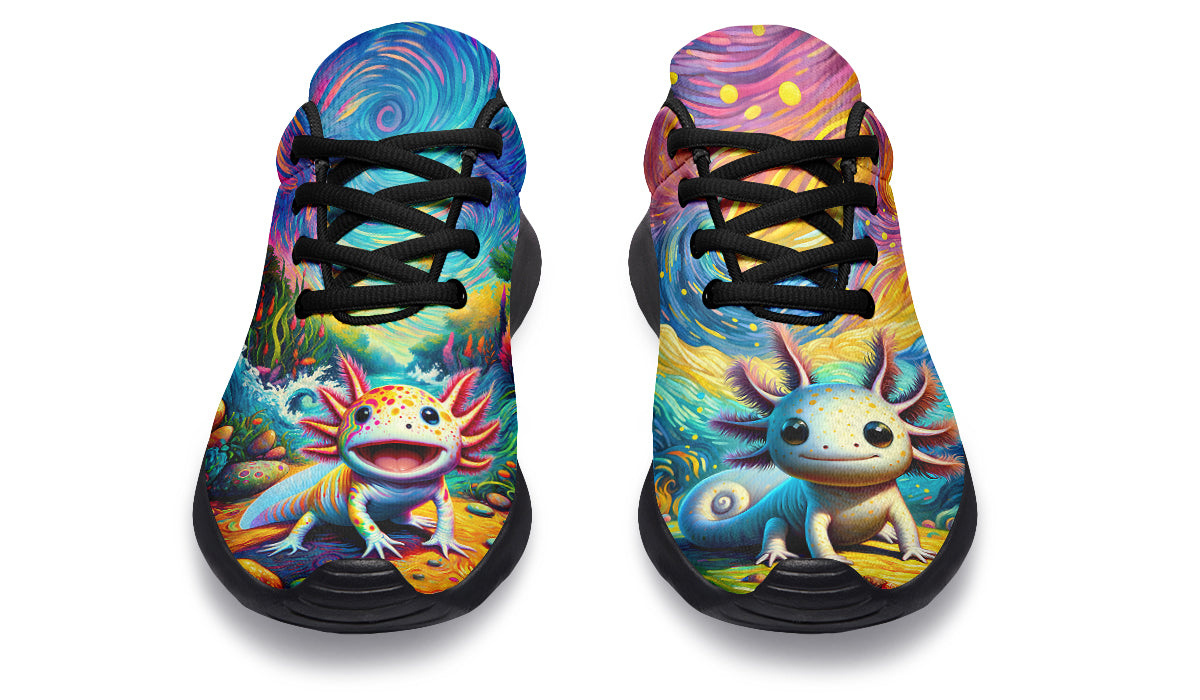 Adorable Axolotls Sneakers - Offbeat Sweetie