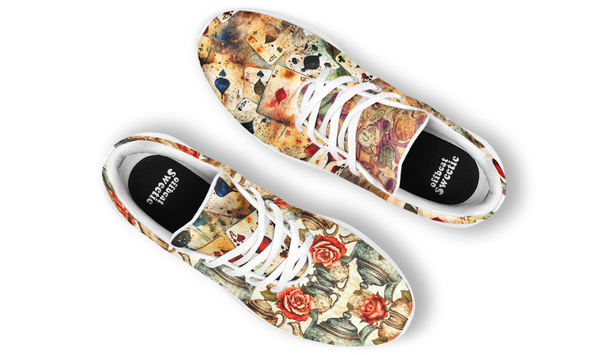 All Mad Here Sneakers - Offbeat Sweetie