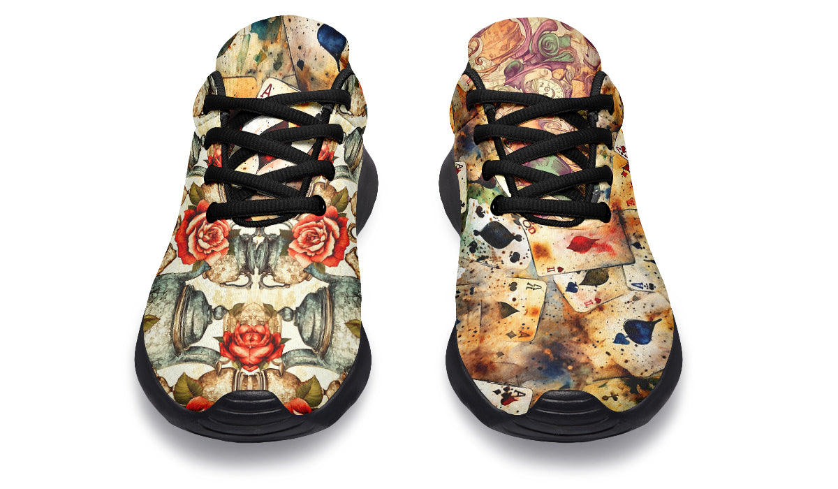 All Mad Here Sneakers - Offbeat Sweetie