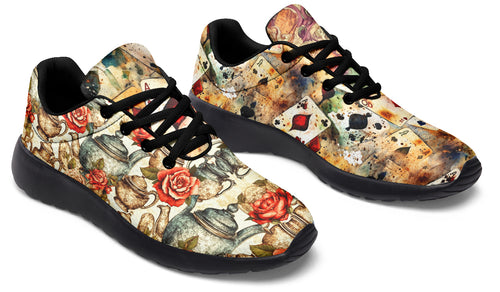 All Mad Here Sneakers - Offbeat Sweetie