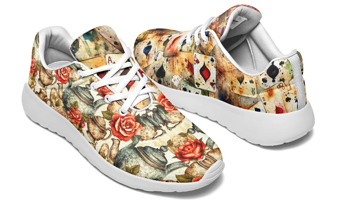 All Mad Here Sneakers - Offbeat Sweetie