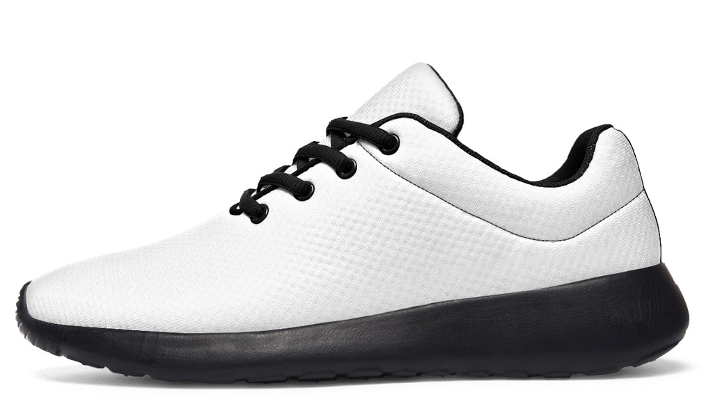 Black and White Mismatch Sneakers