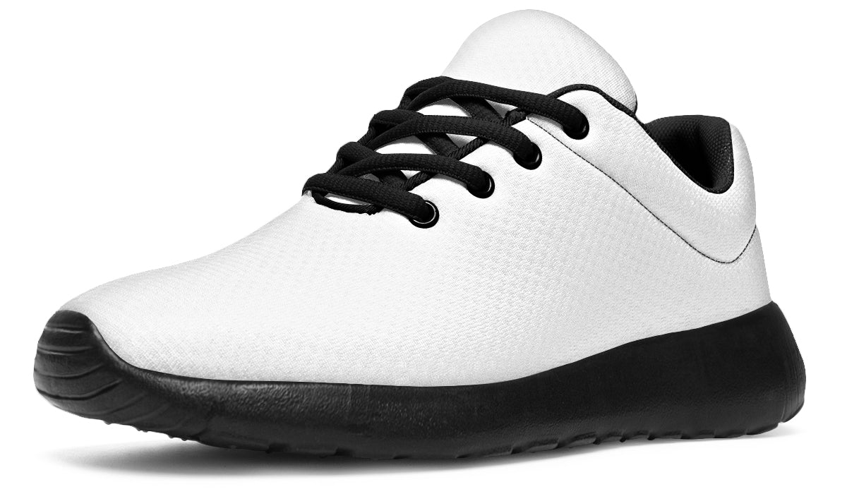 Black and White Mismatch Sneakers